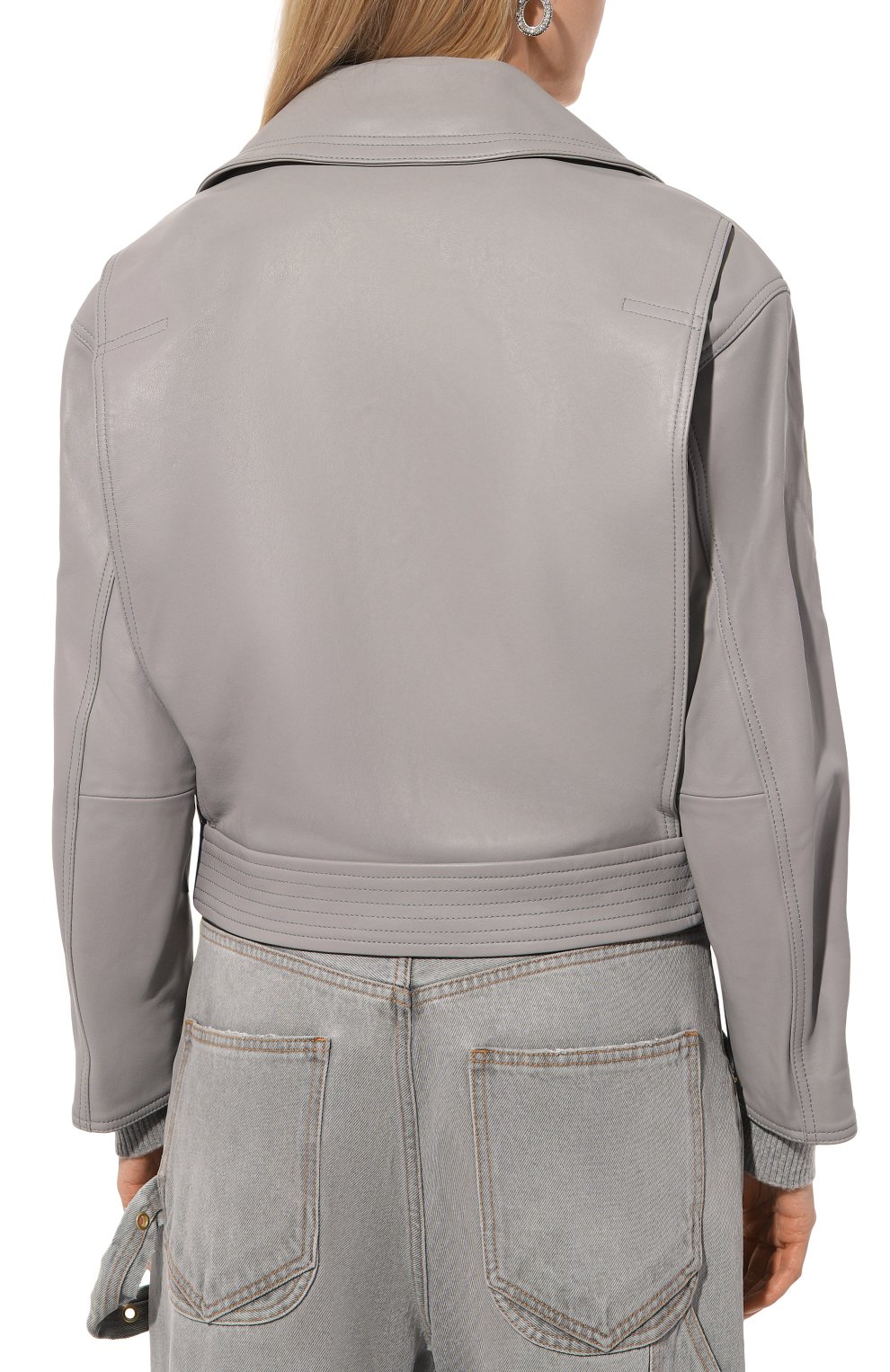 Кожаная куртка VERSACE, арт. 1010545/1A08926, фото 4