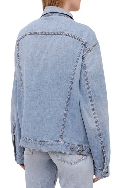 Джинсовая куртка RAG AND BONE голубого цвета по цене 52700 руб., арт. WDD21P1428KSLL, фото 4 Джинсовая куртка RAG AND BONE, арт. WDD21P1428KSLL, фото 4