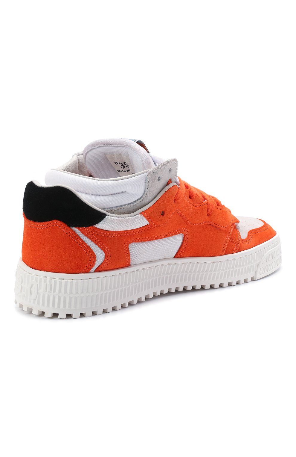 Комбинированные кеды off-court OFF-WHITE, арт. 0WIA181R21LEA0012001, фото 4