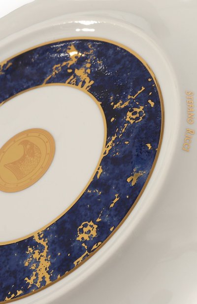 Обеденная тарелка средняя STEFANO RICCI, арт. 0PP003/LAPIS2, фото 4