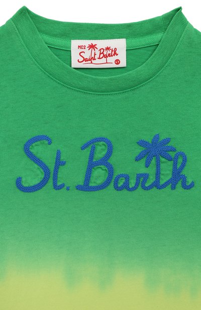 Хлопковая футболка MC2 SAINT BARTH, арт. STBK/P0RT0FIN0 JR T/00835D, фото 3