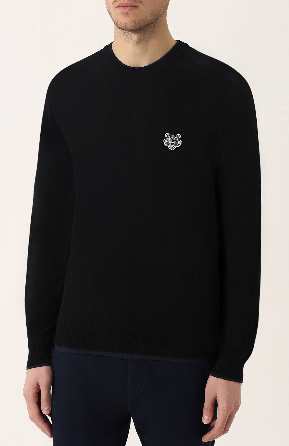 Хлопковый джемпер  KENZO, арт. 5PU2023AB, фото 3