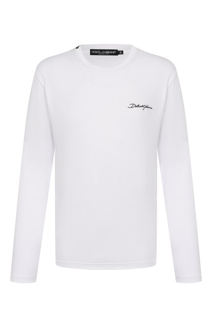 Мужская хлопковый лонгслив DOLCE & GABBANA, арт. G8SD2Z/G7PEA