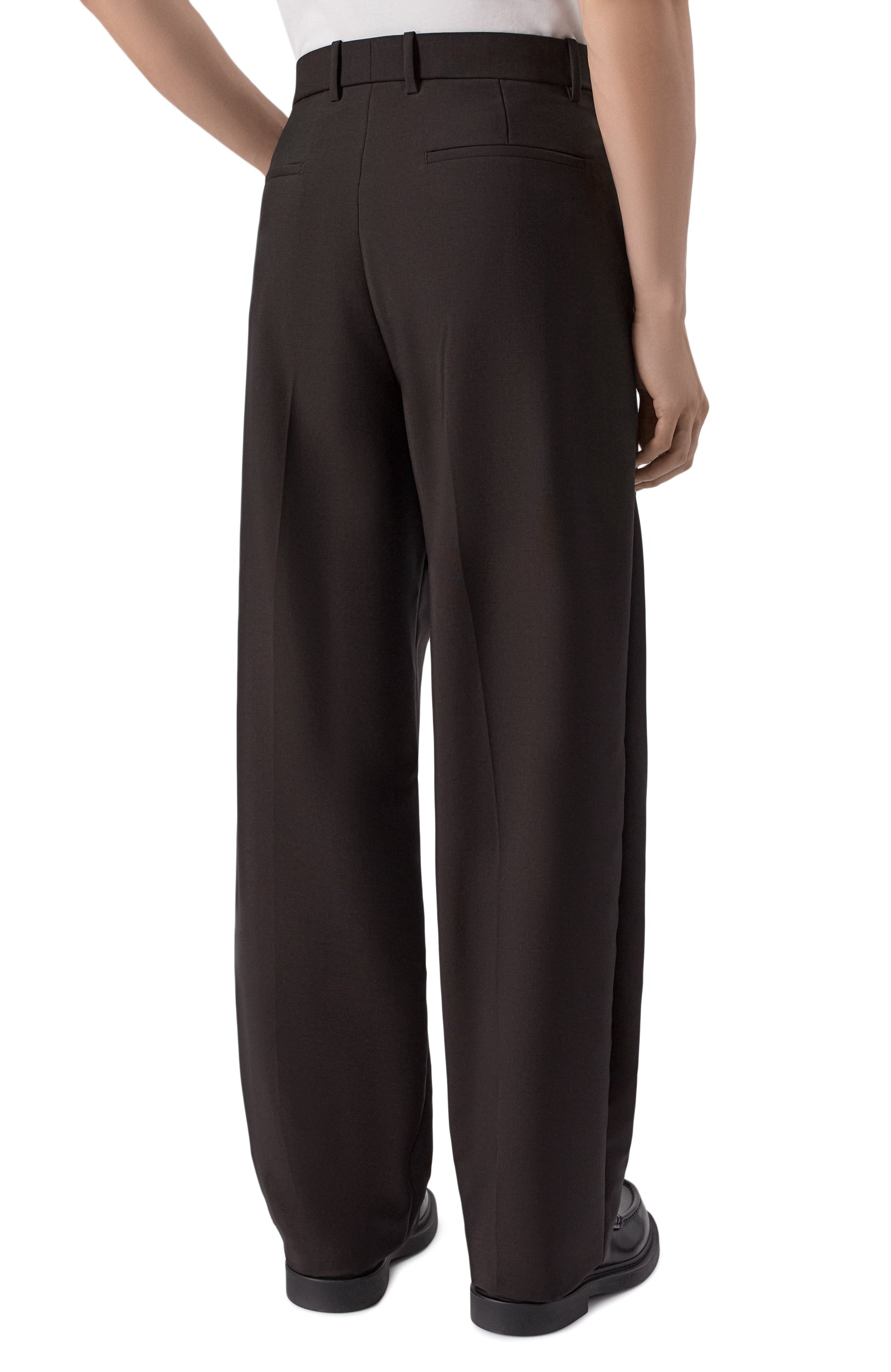 Шерстяные брюки JIL SANDER, арт. J22KA0401/J41444, фото 4