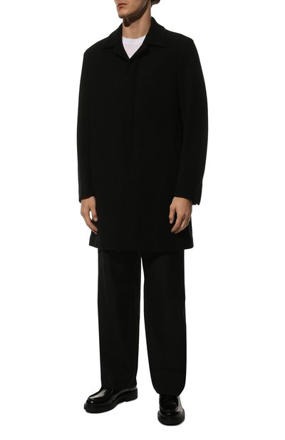 Кожаные дерби PRADA черного цвета по цене 93000 руб., арт. 2EE346-055-F0002, фото 2 Кожаные дерби PRADA, арт. 2EE346-055-F0002, фото 2