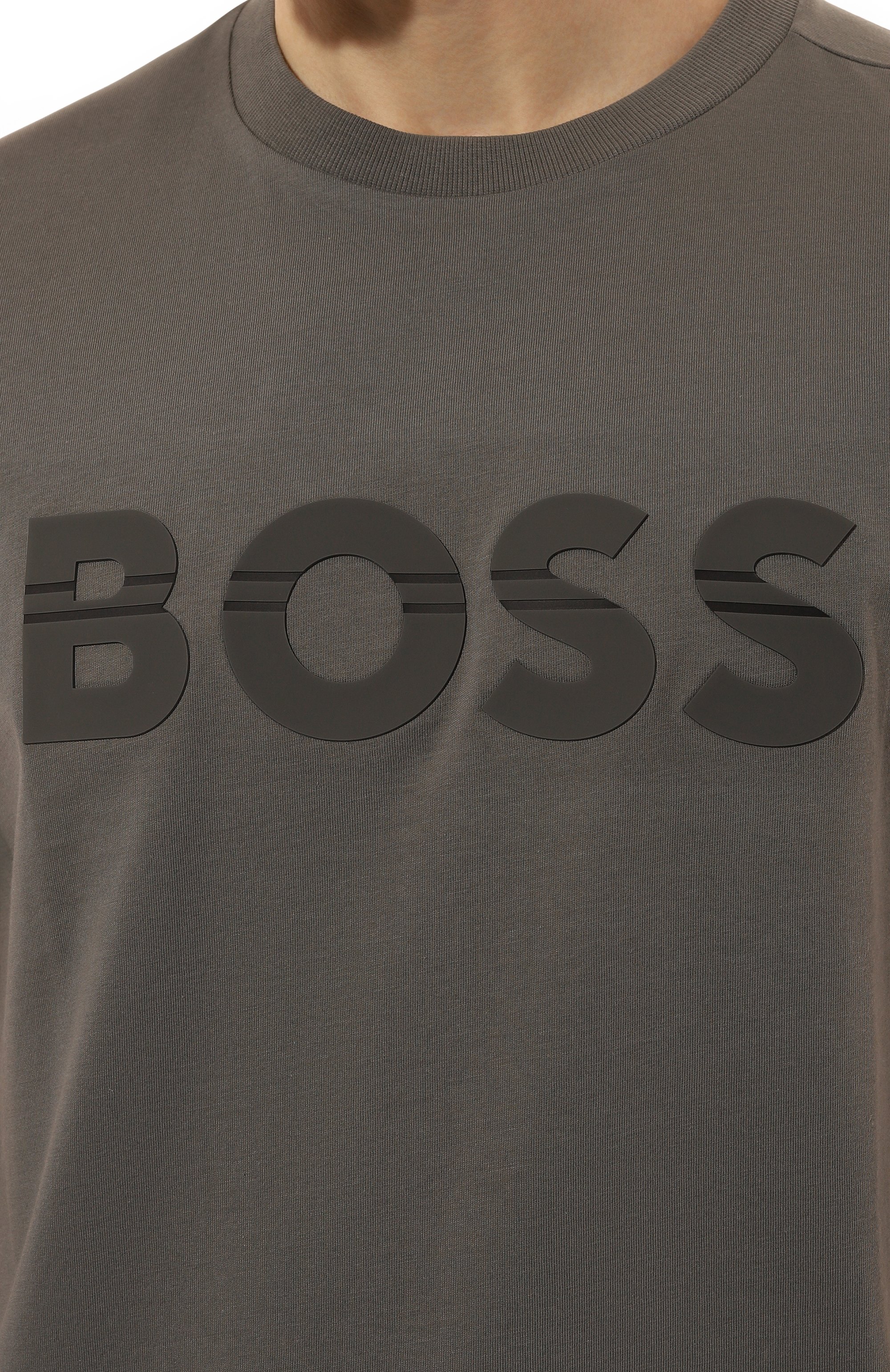 Хлопковая футболка BOSS GREEN, арт. 50525208, фото 5