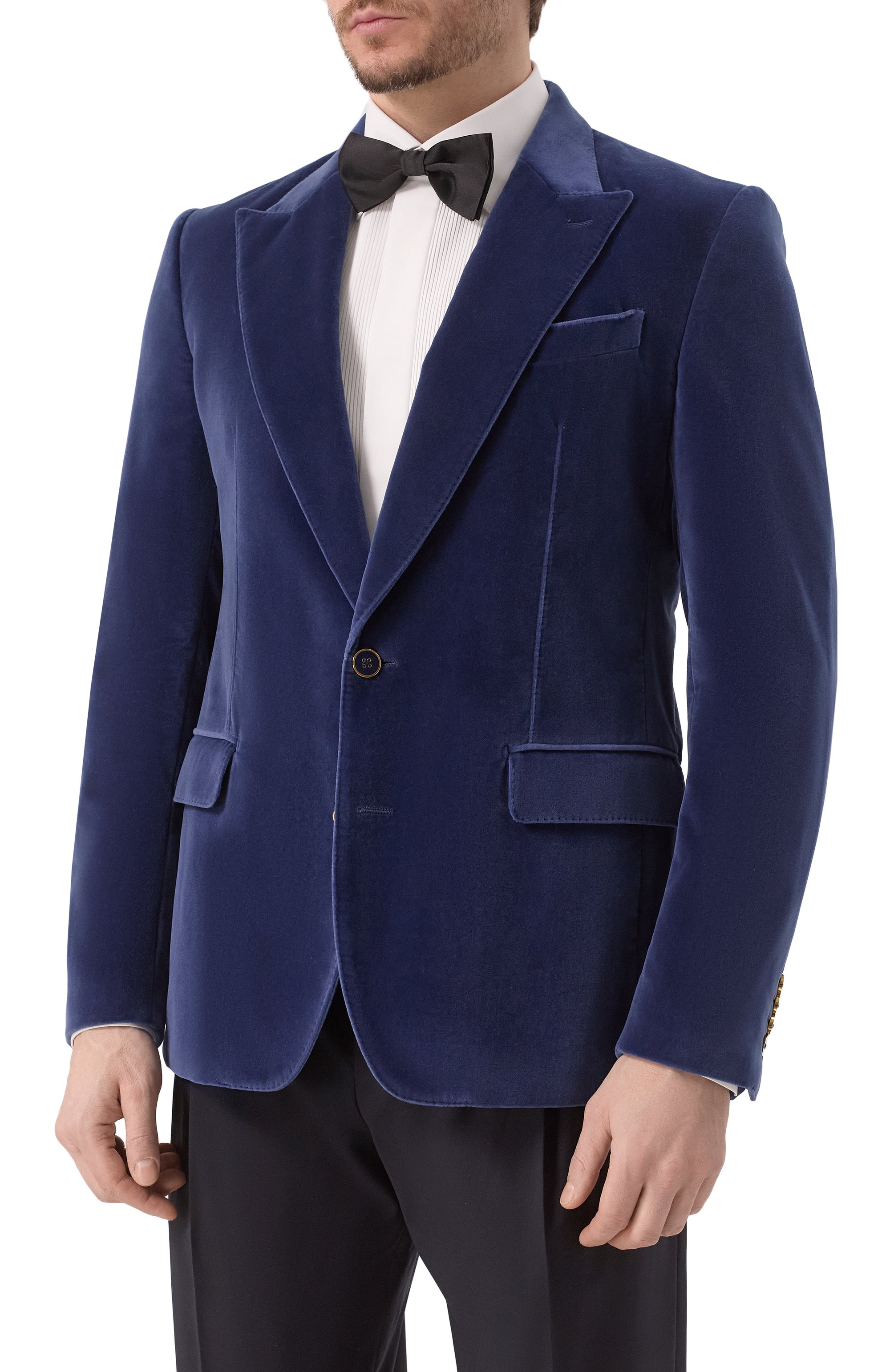 Бархатный пиджак DOLCE & GABBANA, арт. G2TV4T/FUVG7, фото 4