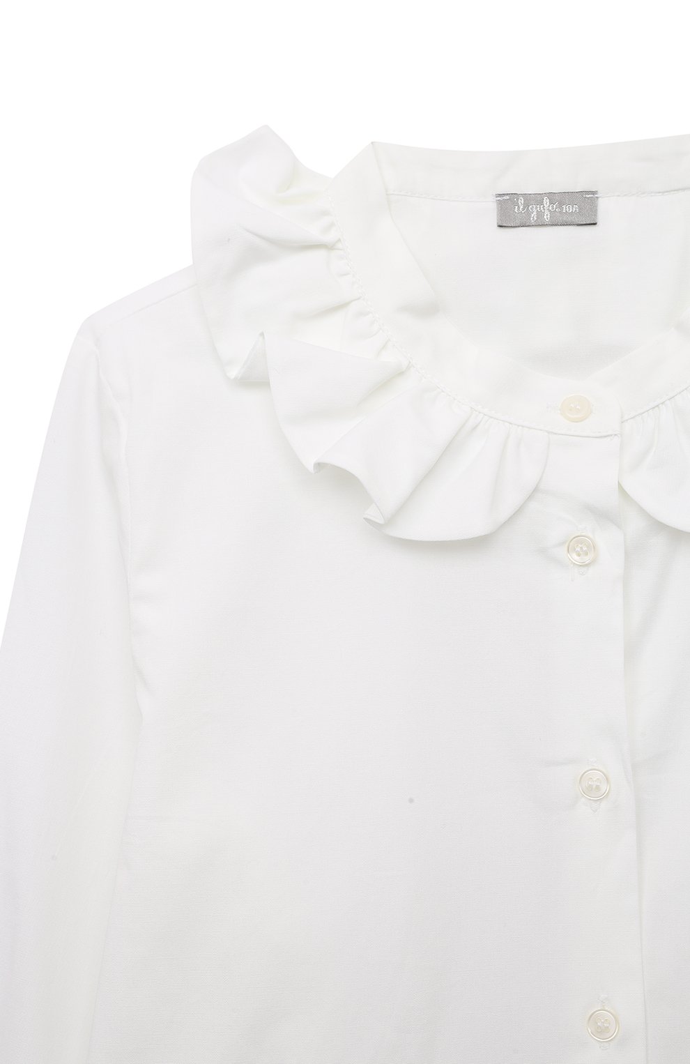 Хлопковая блузка IL GUFO, арт. A23CL239C0061/10A-14A, фото 3