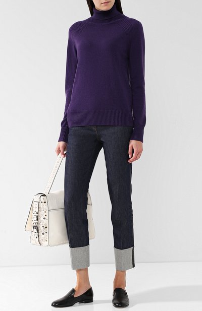 Кашемировая водолазка BOTTEGA VENETA лилового цвета по цене 95150 руб., арт. 519049/VERJ0, фото 2 Кашемировая водолазка BOTTEGA VENETA, арт. 519049/VERJ0, фото 2