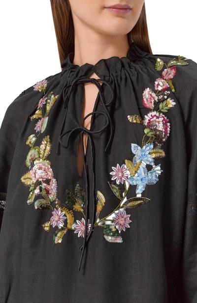 Льняное платье VALENTINO, арт. 8B3VAHH0/9M4, фото 4