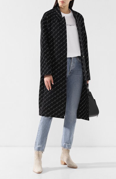 Шерстяное пальто STELLA MCCARTNEY черного цвета по цене 176500 руб., арт. 549674/SMB11, фото 2 Шерстяное пальто STELLA MCCARTNEY, арт. 549674/SMB11, фото 2
