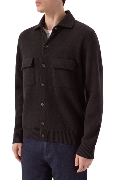 Кардиган из шерсти и кашемира CORNELIANI, арт. 26M577-2625112, фото 3