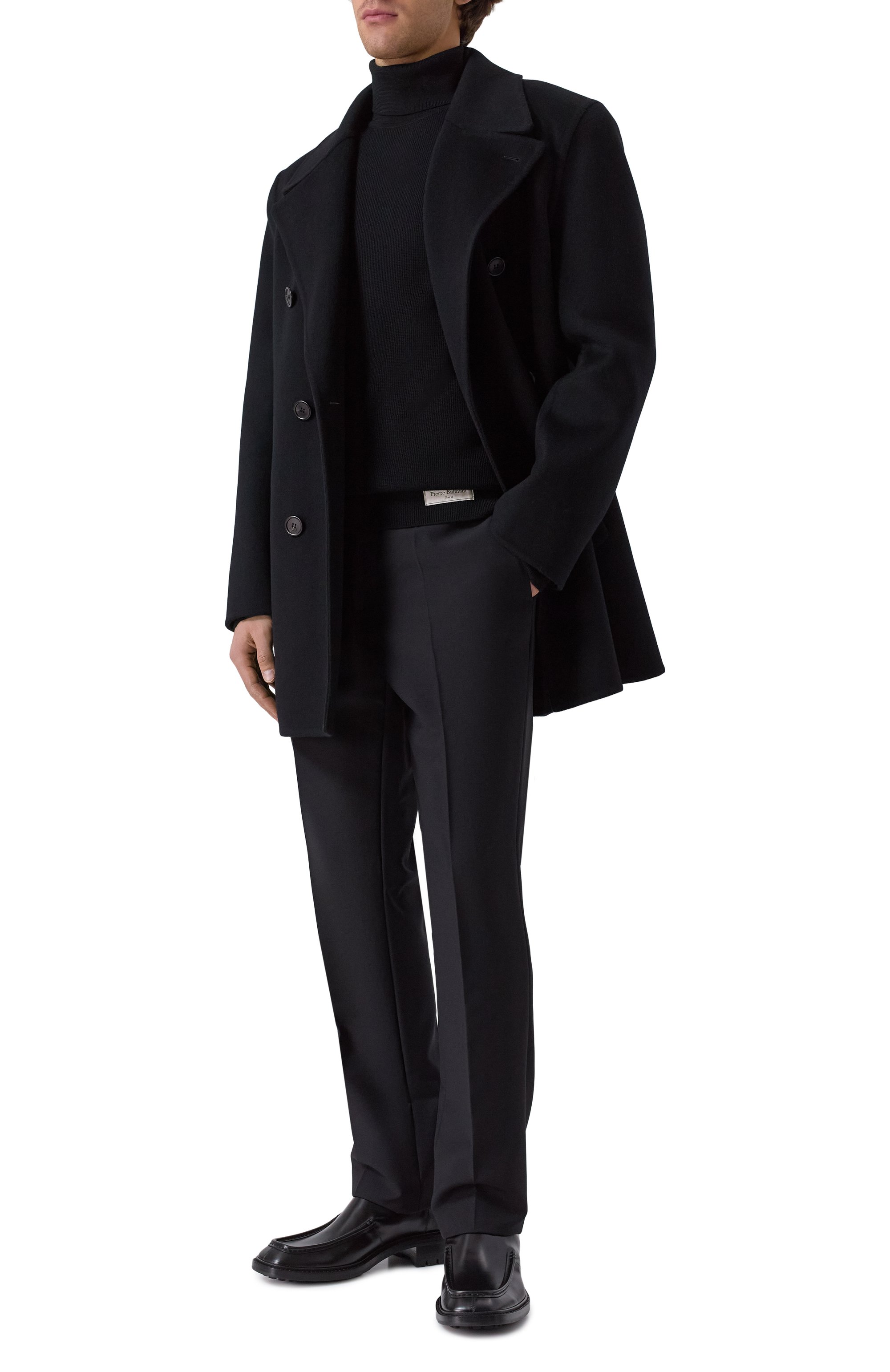 Шерстяное пальто SAINT LAURENT, арт. 837180/Y060R, фото 2