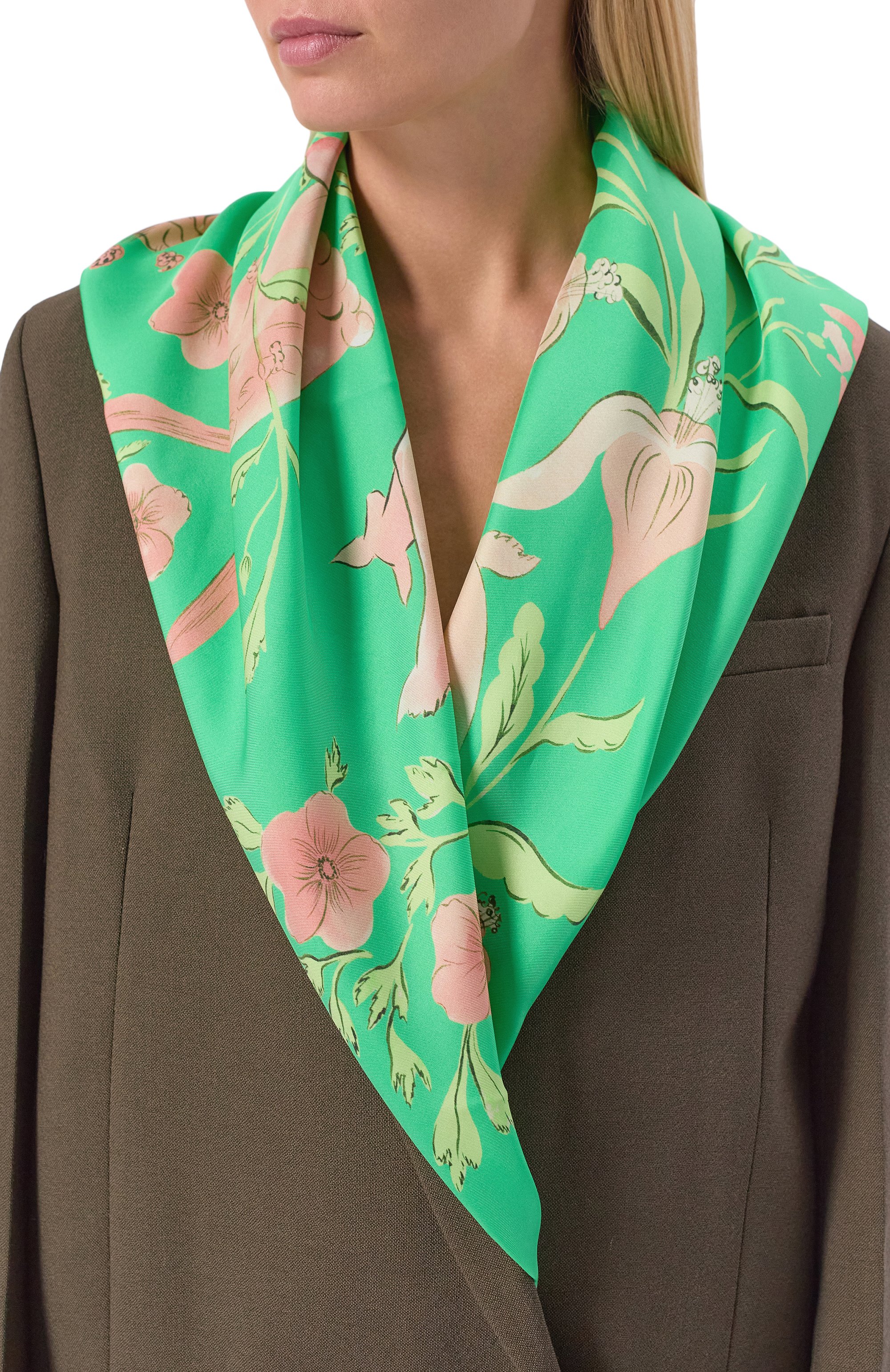 Шелковый платок PETITJEAN PARIS, арт. 12С22, фото 2