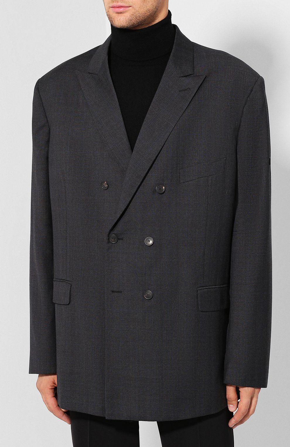 Шерстяной пиджак BALENCIAGA, арт. 579784/TFT07, фото 3