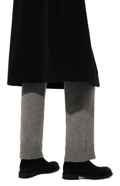 Замшевые ботинки PANTANETTI черного цвета по цене 47100 руб., арт. 18147A/MIXER, фото 3 Замшевые ботинки PANTANETTI, арт. 18147A/MIXER, фото 3