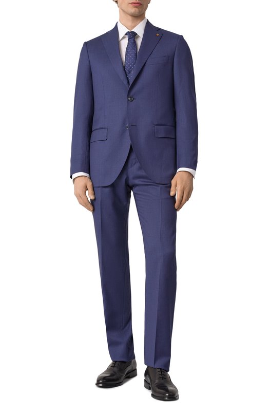 Шерстяной костюм Sartoria Latorre A6I7EF/UH0592 Синий A6I7EF/UH0592