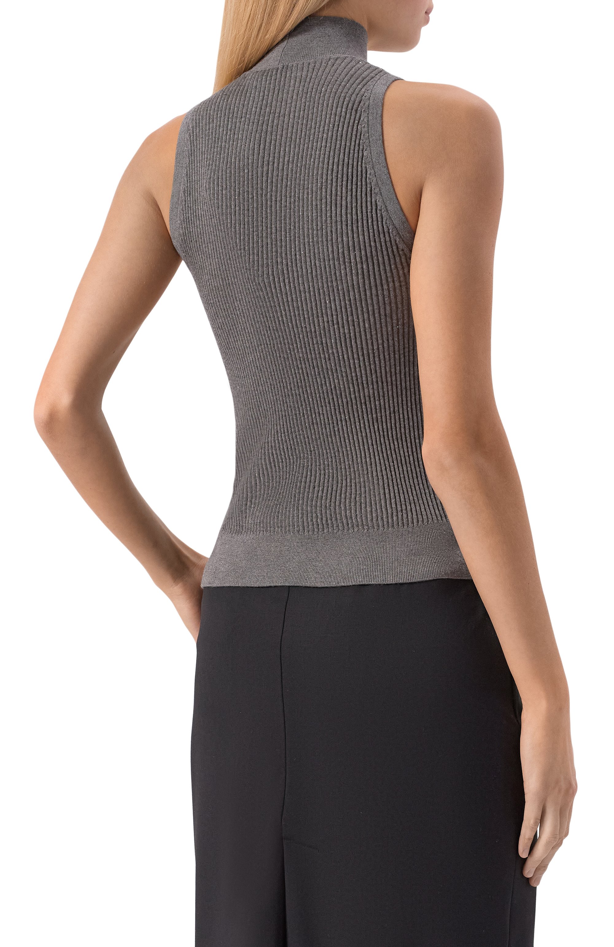 Топ из шелка и шерсти MAX MARA STUDIO, арт. CAMP0S, фото 4