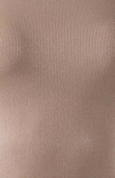 Футболка из вискозы TOM FORD бежевого цвета по цене 109500 руб., арт. MAK854-YAX207, фото 5 Футболка из вискозы TOM FORD, арт. MAK854-YAX207, фото 5
