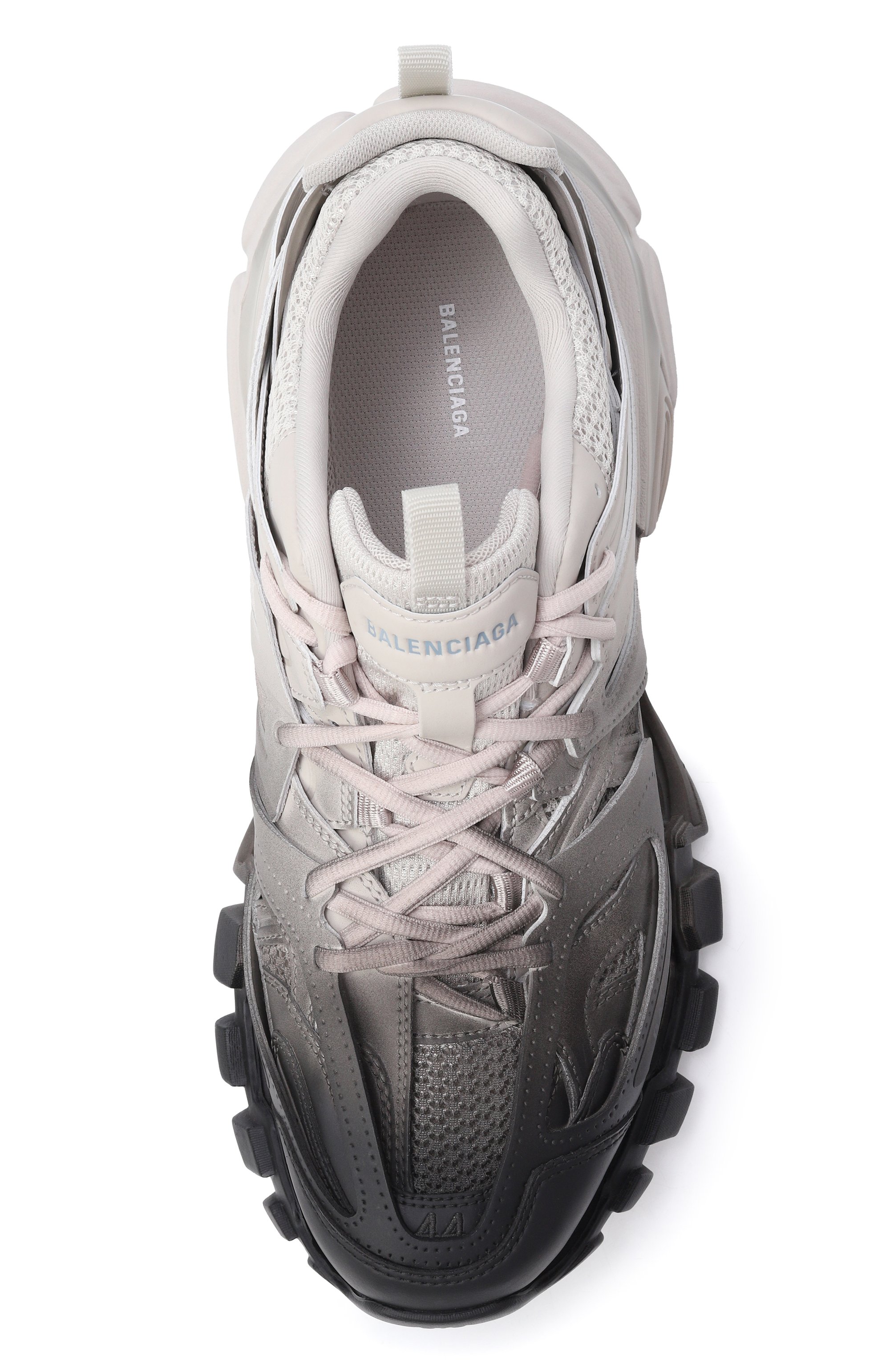 Комбинированные кроссовки track BALENCIAGA серого цвета по цене 125500 руб., арт. 542023/WTRGD, фото 5 Комбинированные кроссовки track BALENCIAGA, арт. 542023/WTRGD, фото 5