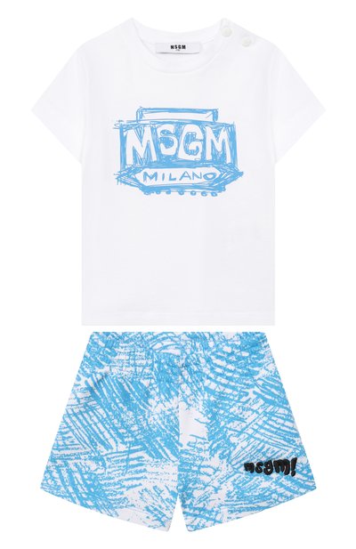 Комплект из футболки и шорт MSGM KIDS, арт. S6MSUNTR262