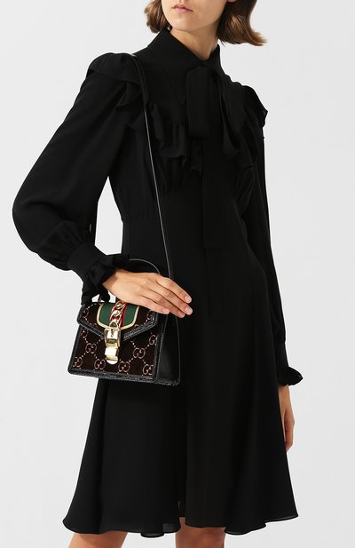 Сумка sylvie gg mini GUCCI, арт. 470270/9JTFG, фото 5