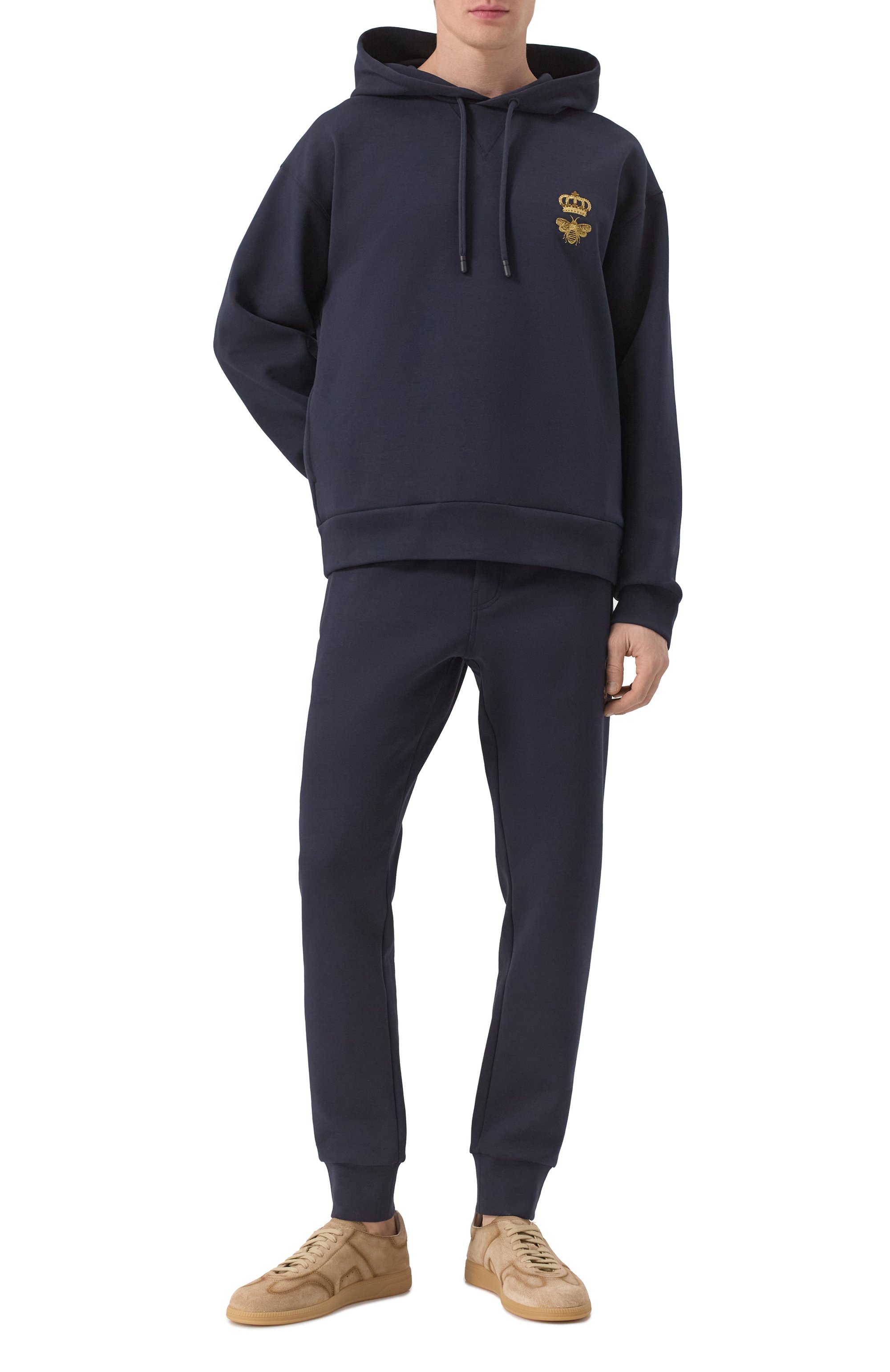 Замшевые кеды dbs oly SANTONI, арт. MBPG22072FARTSE2, фото 2