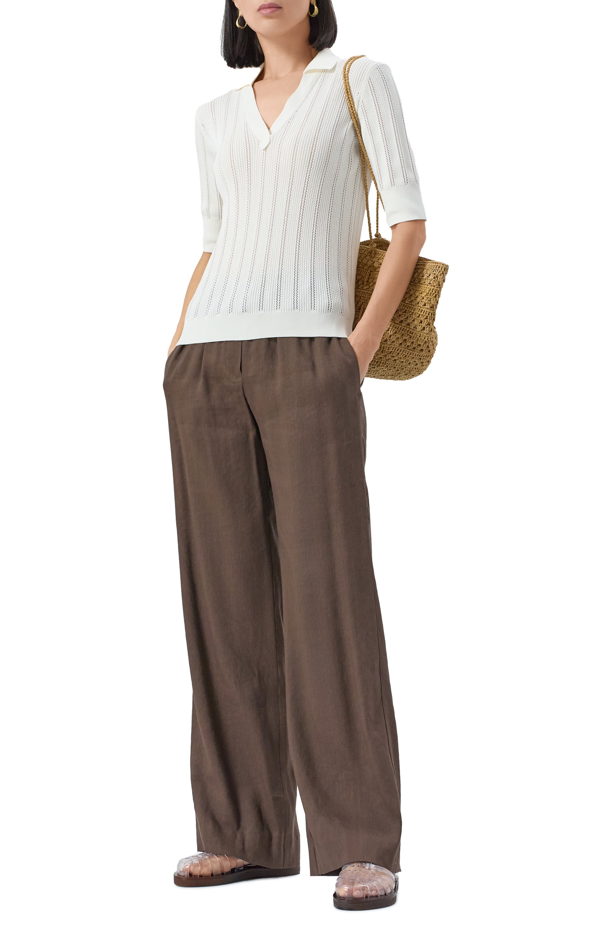 Пуловер из хлопка и шелка AGNONA, арт. K309046/8Q140M, фото 2