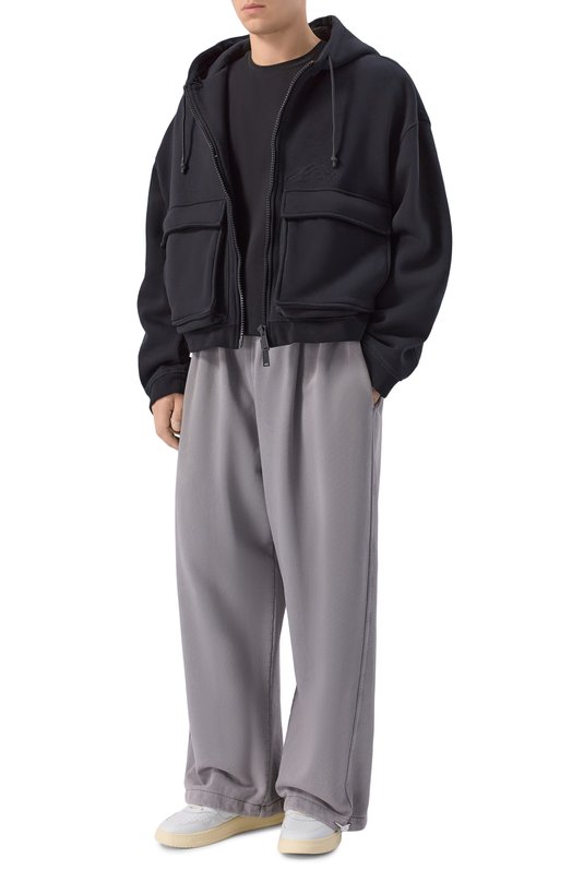 Хлопковая футболка 7 For All Mankind 7MR01237-BLK Чёрный  7MR01237-BLK Фото 2