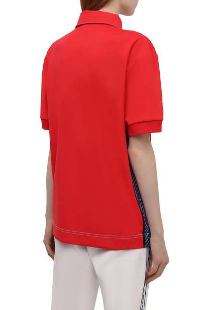 Хлопковое поло LACOSTE красного цвета по цене 42980 руб., арт. DH7984MFW, фото 4 Хлопковое поло LACOSTE, арт. DH7984MFW, фото 4