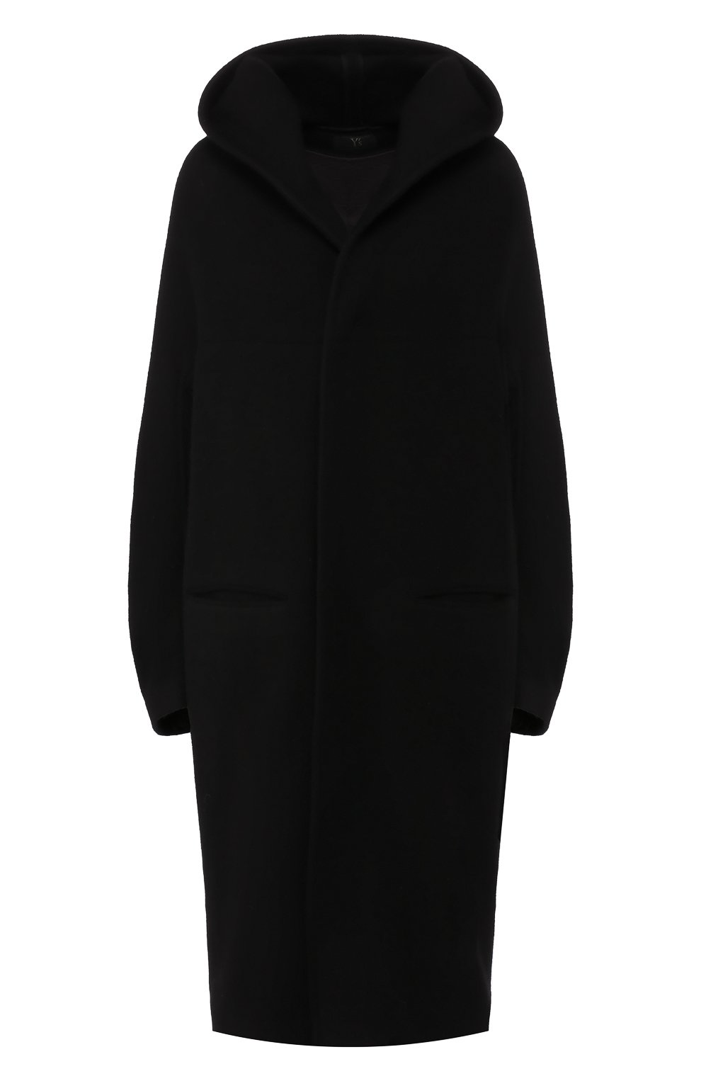 Кашемировое пальто YOHJI YAMAMOTO черного цвета по цене 127000 руб., арт. YJ-C01-127, фото 1 Кашемировое пальто YOHJI YAMAMOTO, арт. YJ-C01-127, фото 1