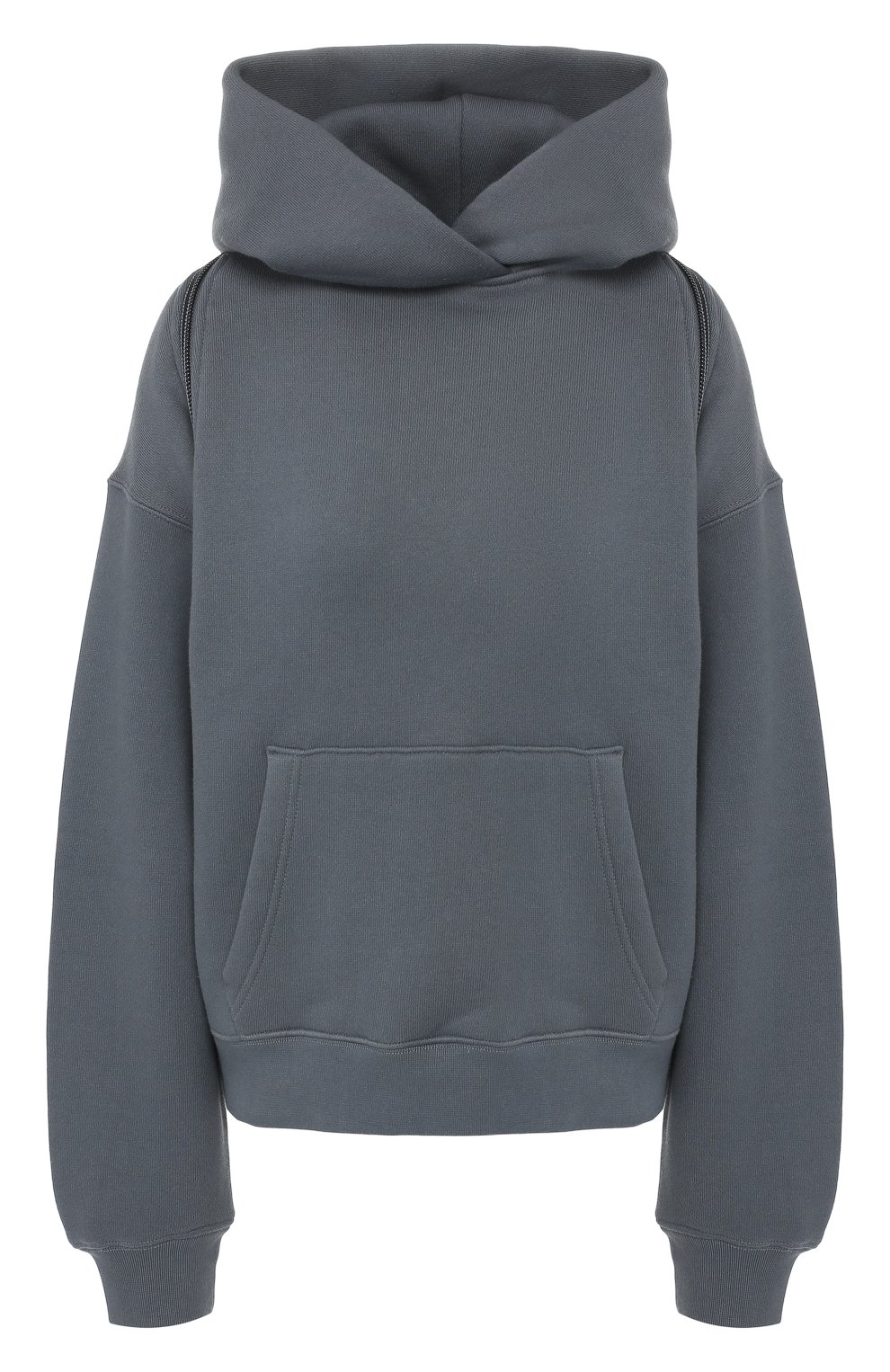 Хлопковое худи ALEXANDERWANG.T серого цвета по цене 27500 руб., арт. 4CC2191029, фото 1 Хлопковое худи ALEXANDERWANG.T, арт. 4CC2191029, фото 1