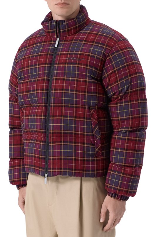 Пуховик Off-White 0MED065F25FAB001 Бордовый  0MED065F25FAB001 Фото 3