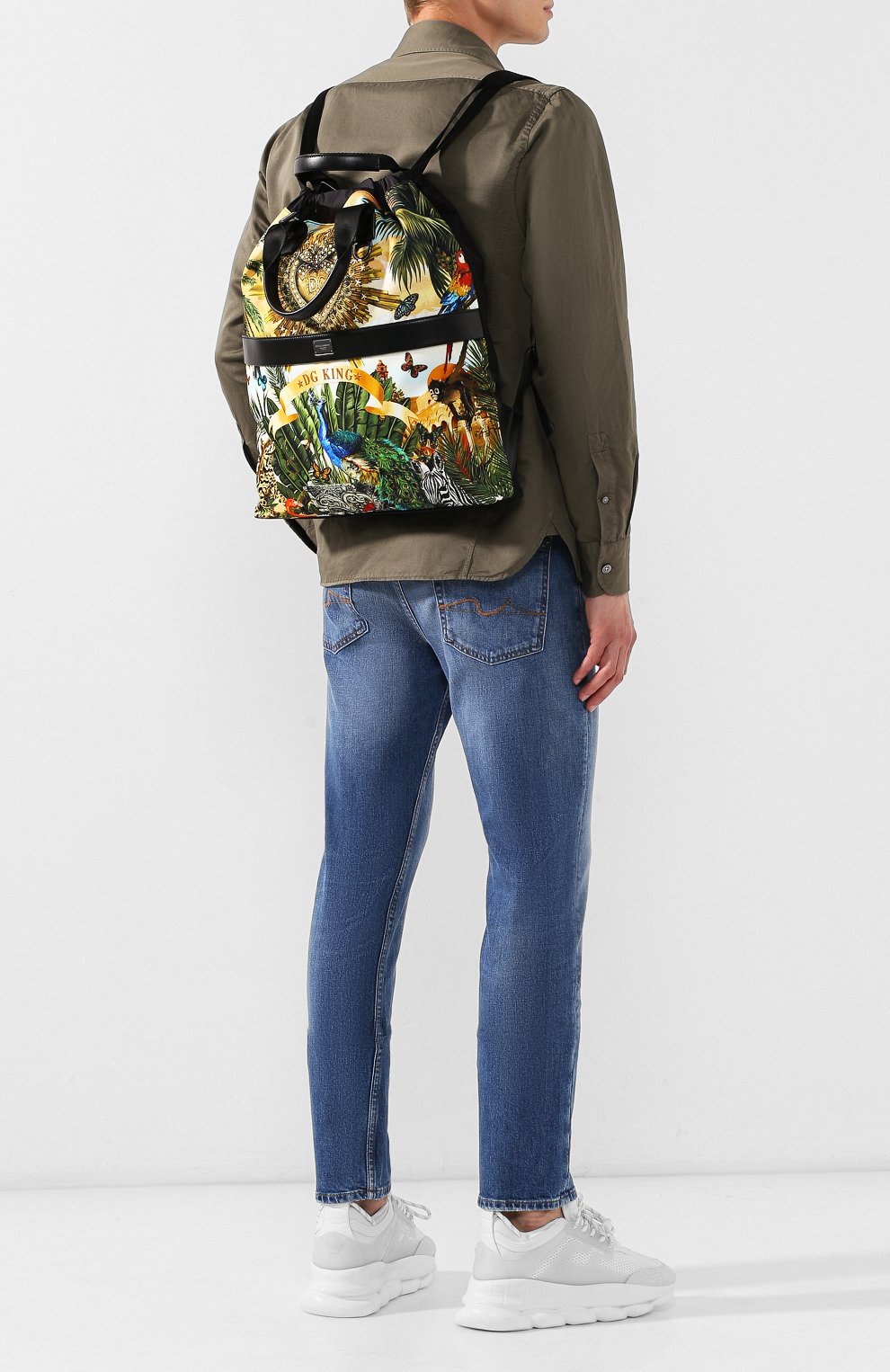 Комбинированный рюкзак DOLCE &amp; GABBANA, арт. BM1584/AA664, фото 2