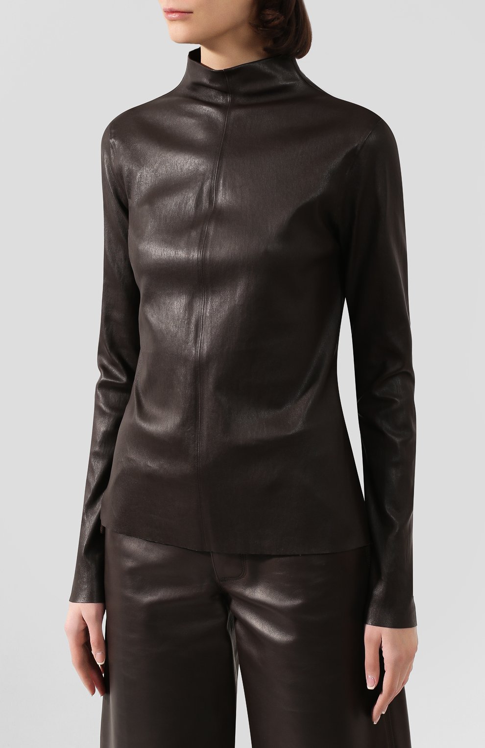 Кожаный топ BOTTEGA VENETA, арт. 600550/VKK40, фото 3