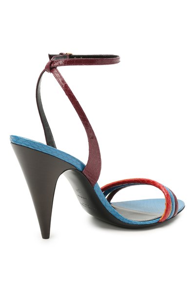 Кожаные босоножки liya SAINT LAURENT, арт. 650725/L3K10, фото 4