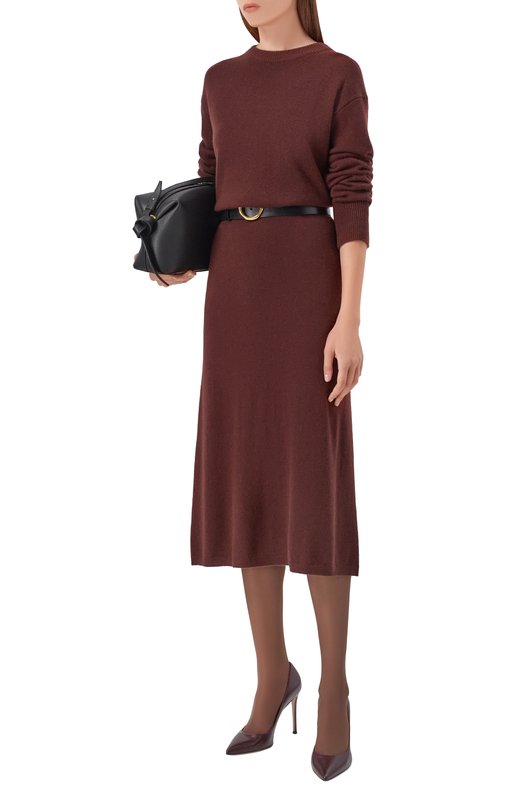 Кашемировый свитер OLOLOL OLKN034/306/BASE Коричневый  OLKN034/306/BASE Фото 2