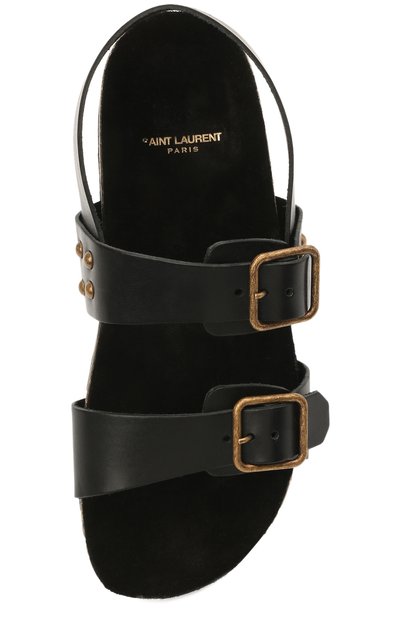 Кожаные сандалии jam SAINT LAURENT, а рт. 649425/12K00, фото 5