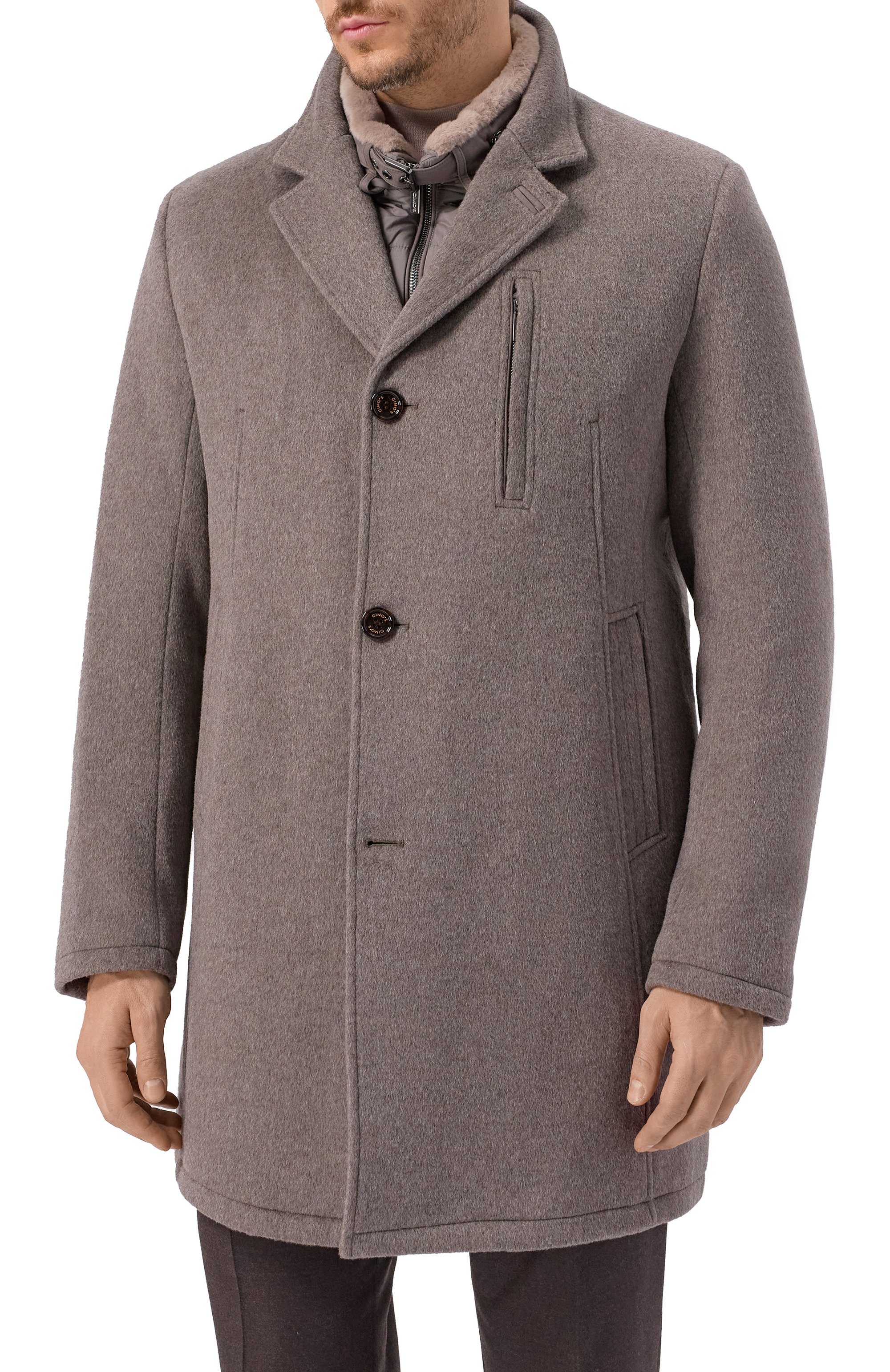 Пальто из шерсти и вискозы GIMO'S, арт. 5W20.U.440.605, фото 3