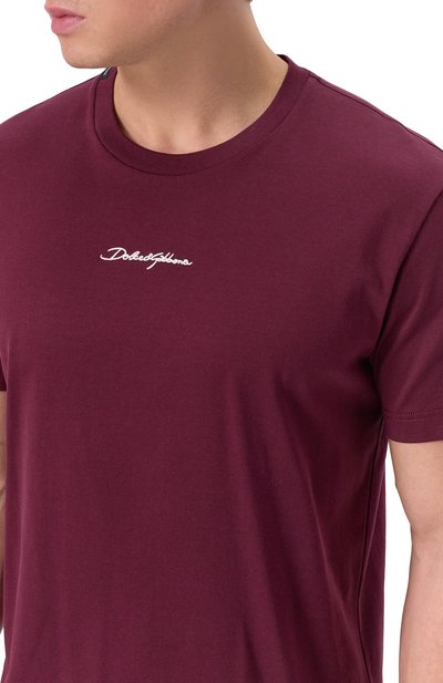Хлопковая футболка DOLCE & GABBANA, арт. G8RN8Z/G7NUB, фото 5