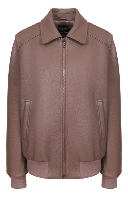 Женский кожаный бомбер MASLOV, арт. SMB63