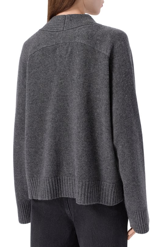 Кашемировый кардиган Loulou de Saison KAIA LDS Серый  KAIA LDS Фото 4