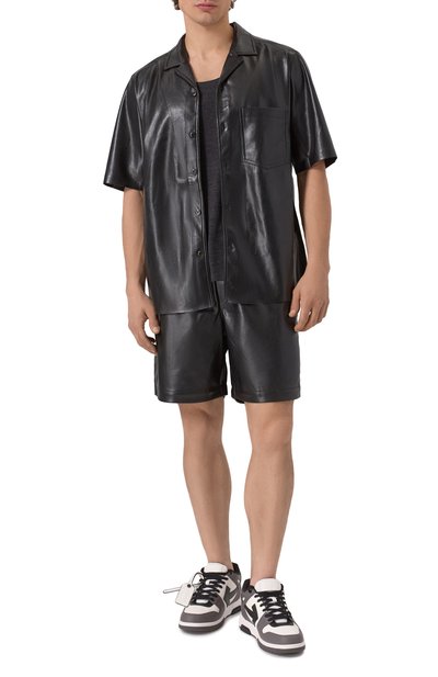 Кожаные кеды out of office OFF-WHITE, арт. 0MIA189C99LEA013, фото 2