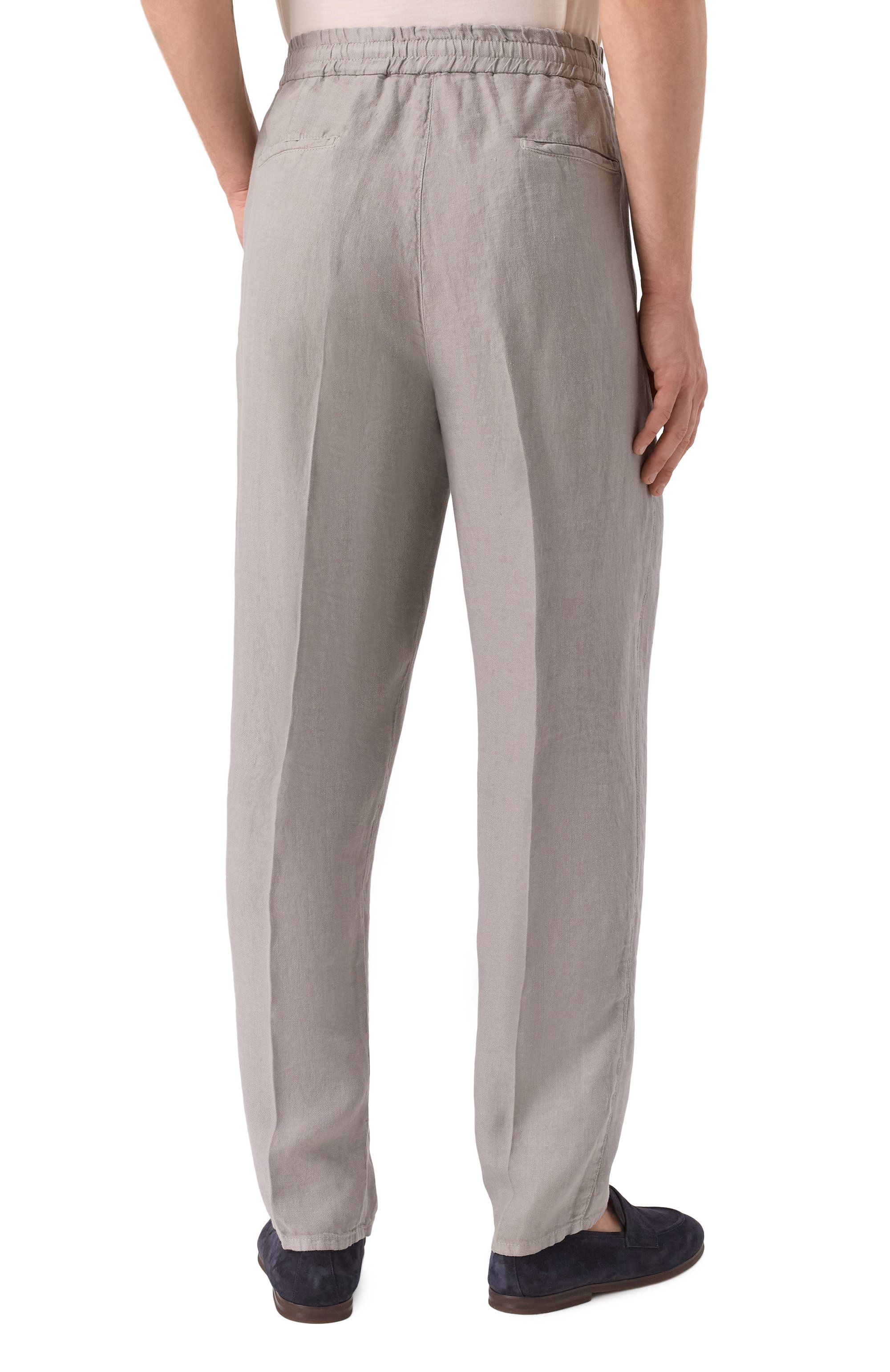 Льняные брюки BRUNELLO CUCINELLI, арт. M243DE1710, фото 4