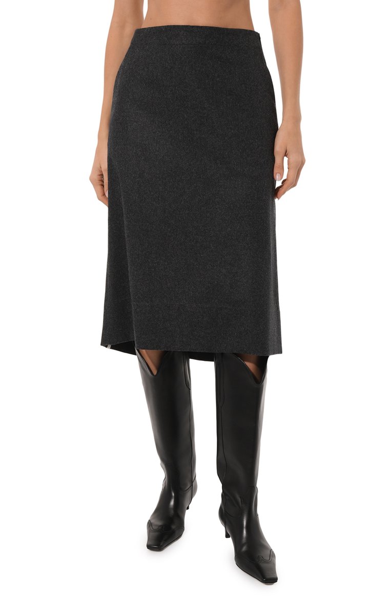 Шерстяная юбка JIL SANDER, арт. J40MA0115/J40119, фото 1