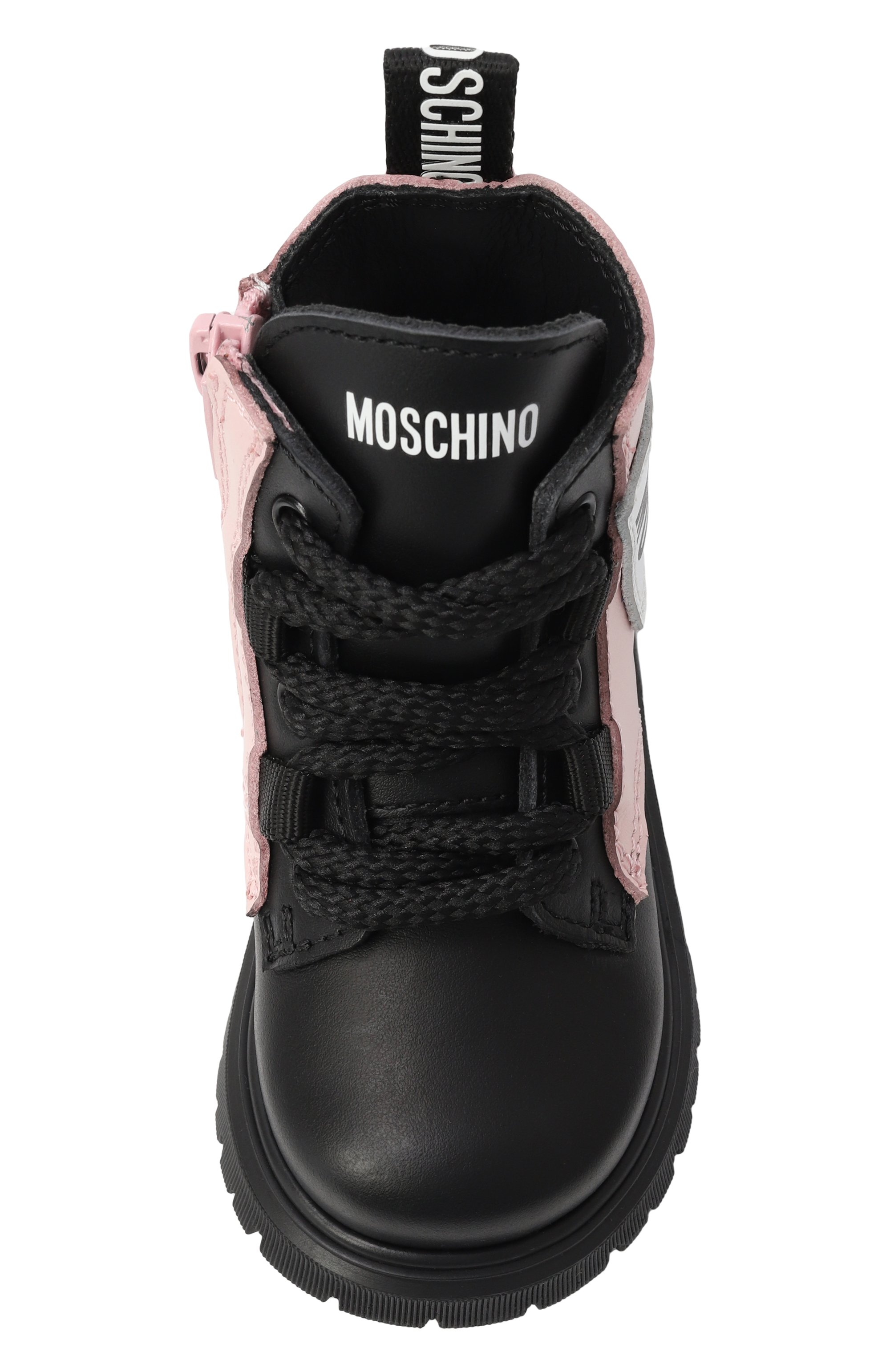 Кожаные ботинки MOSCHINO, арт. 81862/VAR2/19-26, фото 4