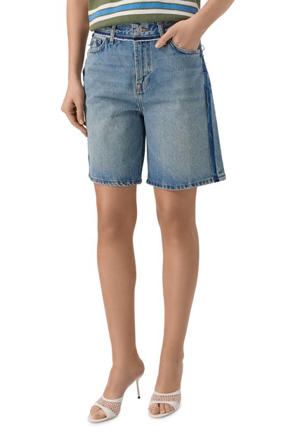 Джинсовые шорты lola 7 FOR ALL MANKIND, арт. 7U870E35-3DL, фото 3