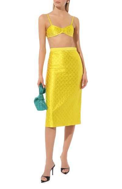 Шелковая юбка GUCCI, арт. 681156 ZAIDC, фото 2