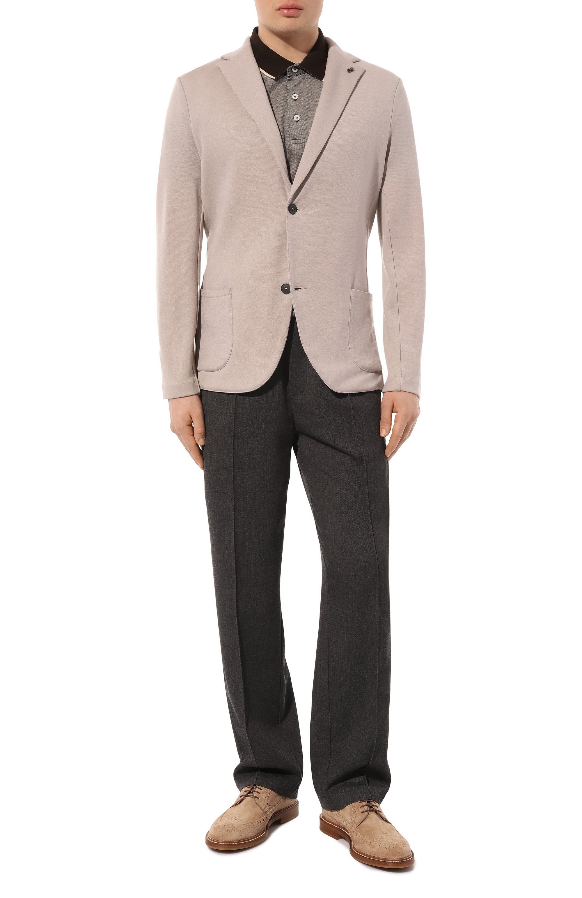 Замшевые дерби BRUNELLO CUCINELLI, арт. MZUPEB2315, фото 2