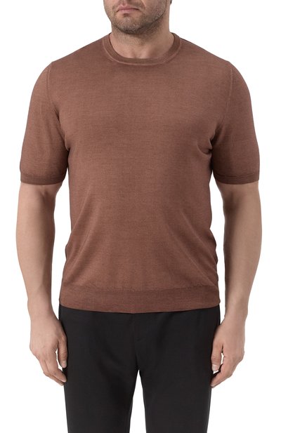 Джемпер из шерсти и шелка CANALI, арт. C0714B/MX01165, фото 3